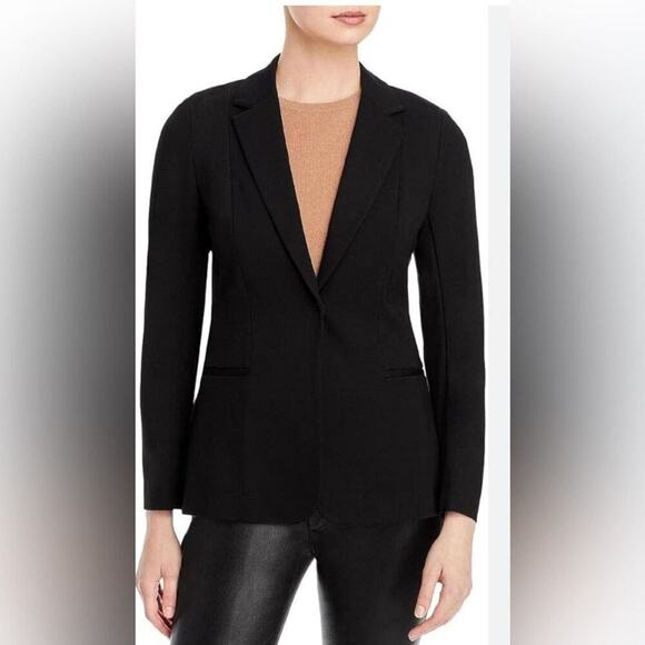 KOBI HALPERIN KAYLEE BLACK LACE  & EMBROIDERY BACK BLAZER SIZE XS - Picture 1 of 12